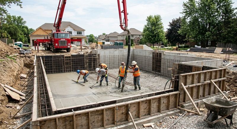 Basement Slab Installation in Fort Wayne, IN