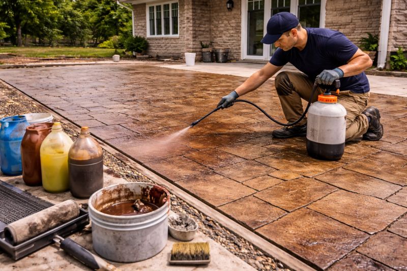 Concrete Floor Staining in Fort Worth, TX