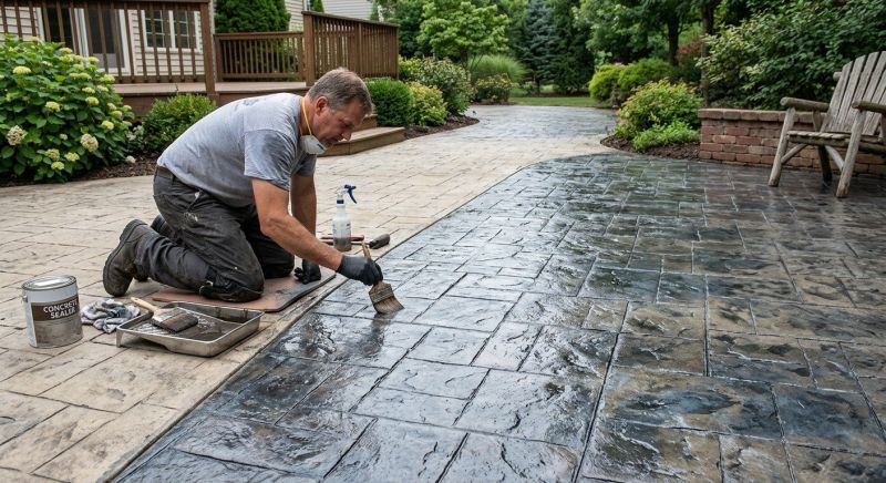 Concrete Patio Finishing in Fort Worth, TX