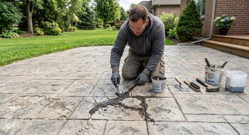Decorative Concrete Repair in Toledo, OH
