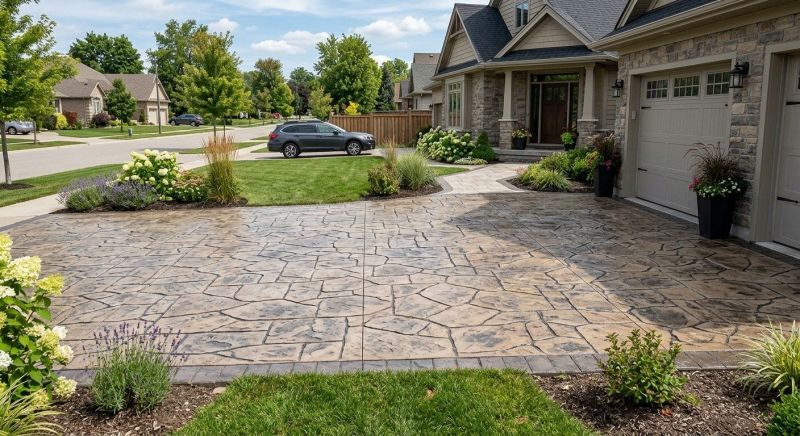 Stamped Overlay Installation in Corpus Christi, TX