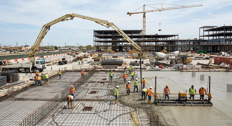 Commercial Slab Installation in Littleton, CO
