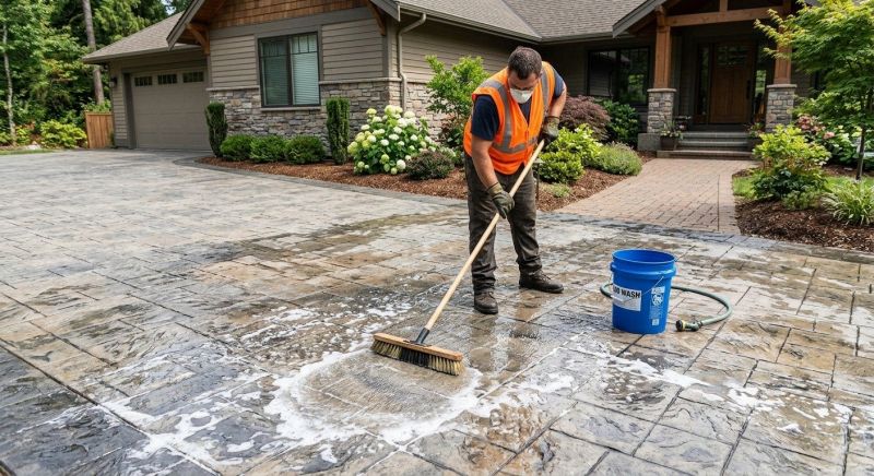 Concrete Acid Washing in Frisco, TX