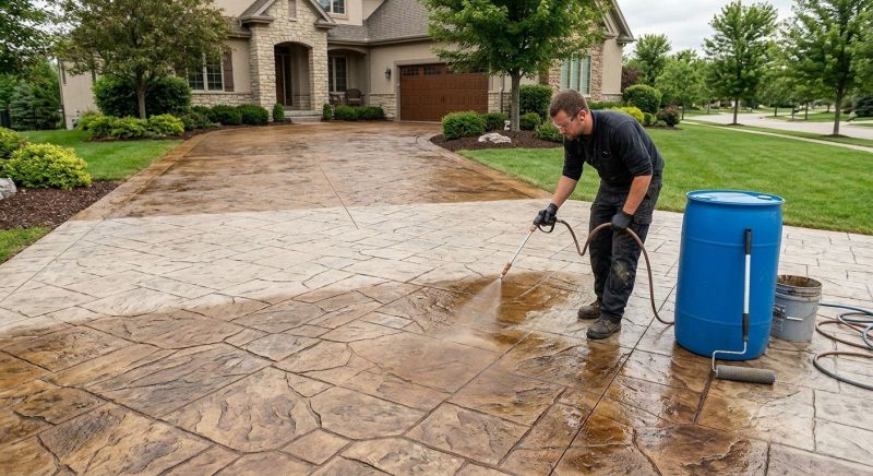 Concrete Acid Washing in Frisco, TX