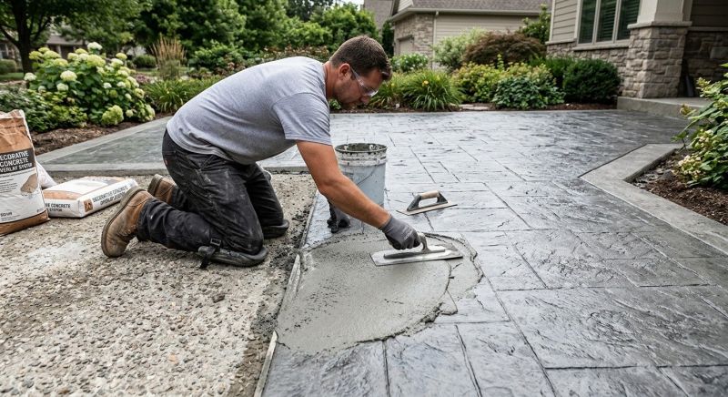 Concrete Overlay Service in Dallas, TX