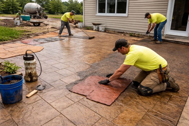Concrete Patio Finishing in Fort Worth, TX