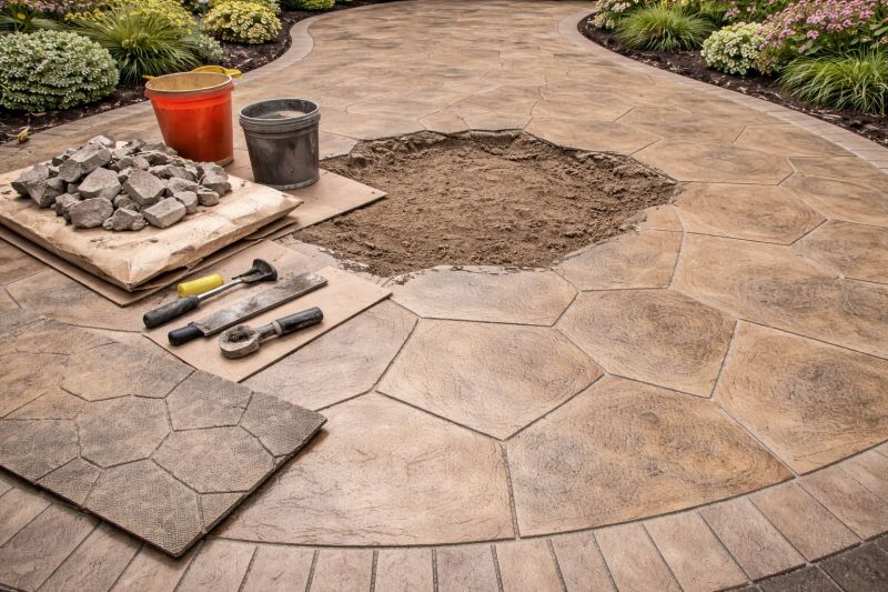 Decorative Concrete Repair in Lawrenceville, GA