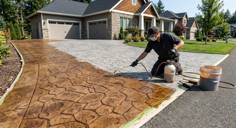 Driveway Staining in Corpus Christi, TX