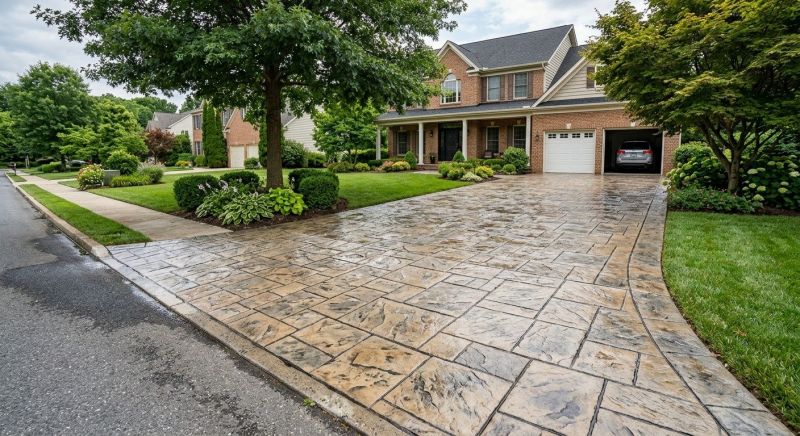 Driveway Stamping in Frisco, TX