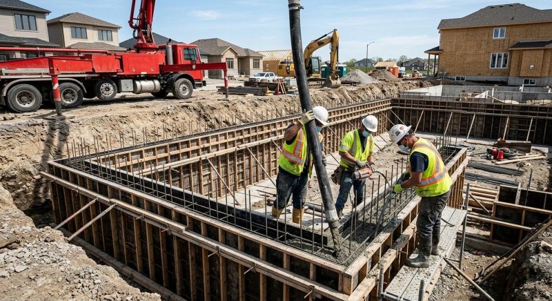 Foundation Pouring in Fort Worth, TX