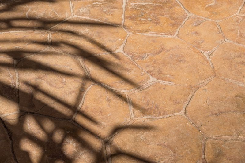 Stamped Patio Installation detail