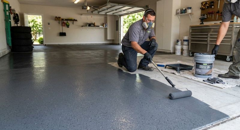 Garage Concrete Finishing in Corpus Christi, TX