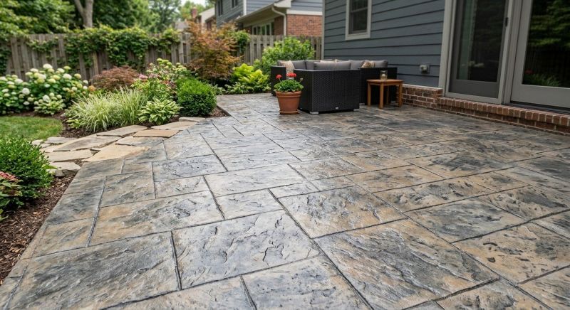 Patio Overlay Installation in Corpus Christi, TX