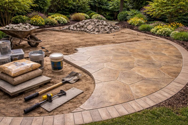 Stamped Cement Installation in Fort Worth, TX