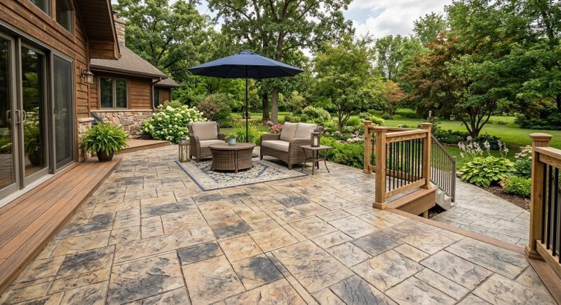 Stamped Concrete Installation in Corpus Christi, TX