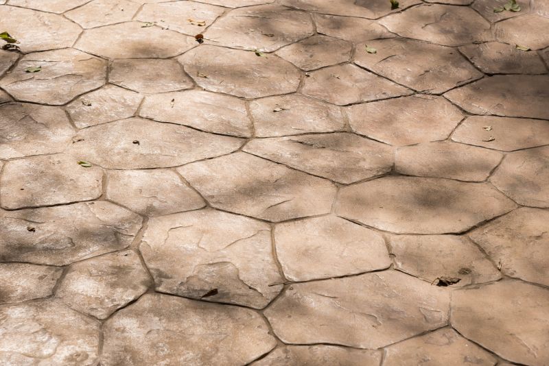 Stamped Concrete Installation in Frisco, TX