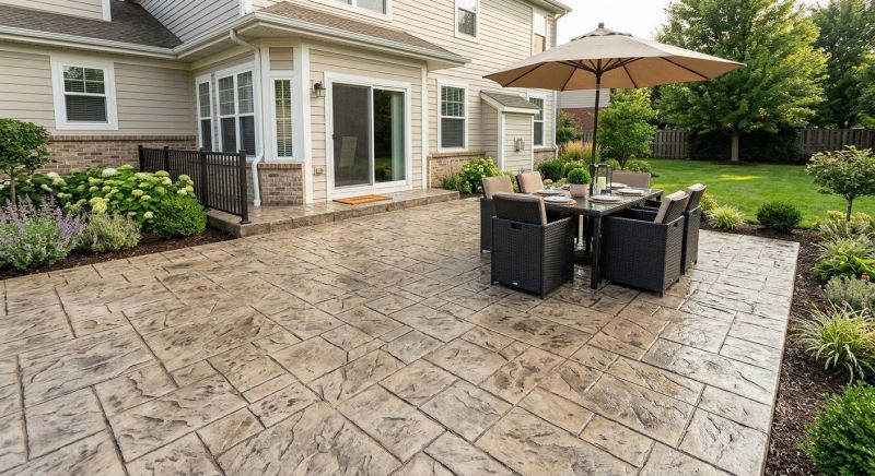 Textured Concrete Installation in Corpus Christi, TX